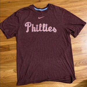 Nike Women's Maroon Phillies T-Shirt